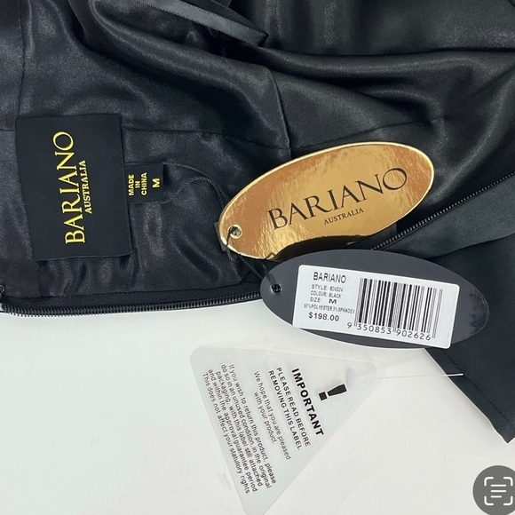 SOLD! Bariano Australia Satin Slip Midi Dress - Picture 13 of 14